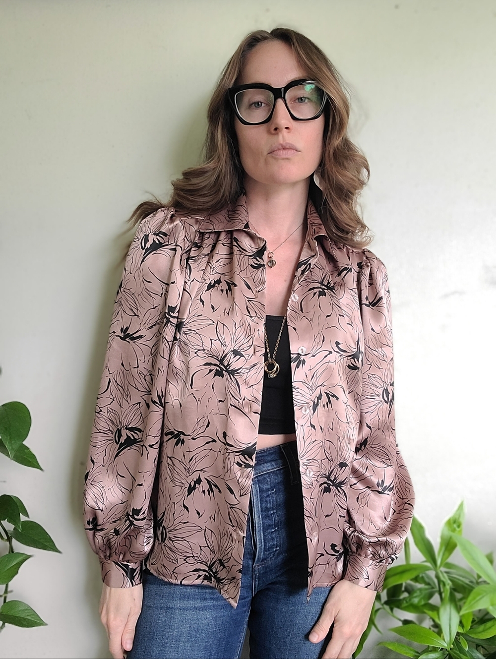 The Golden Goose Vintage 70s Blouse M - Picture 7 of 9